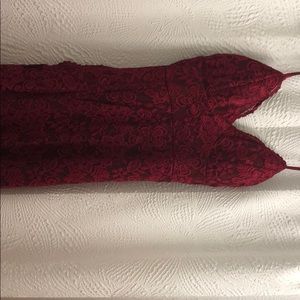 Medium red formal dress